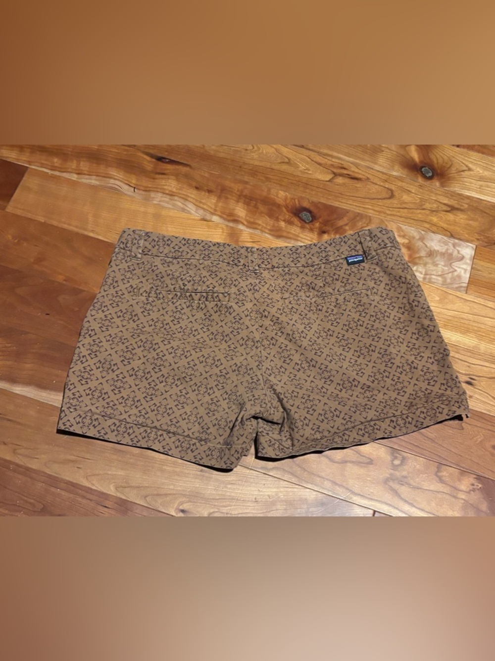 Patagonia Brown Patterned Women's Shorts